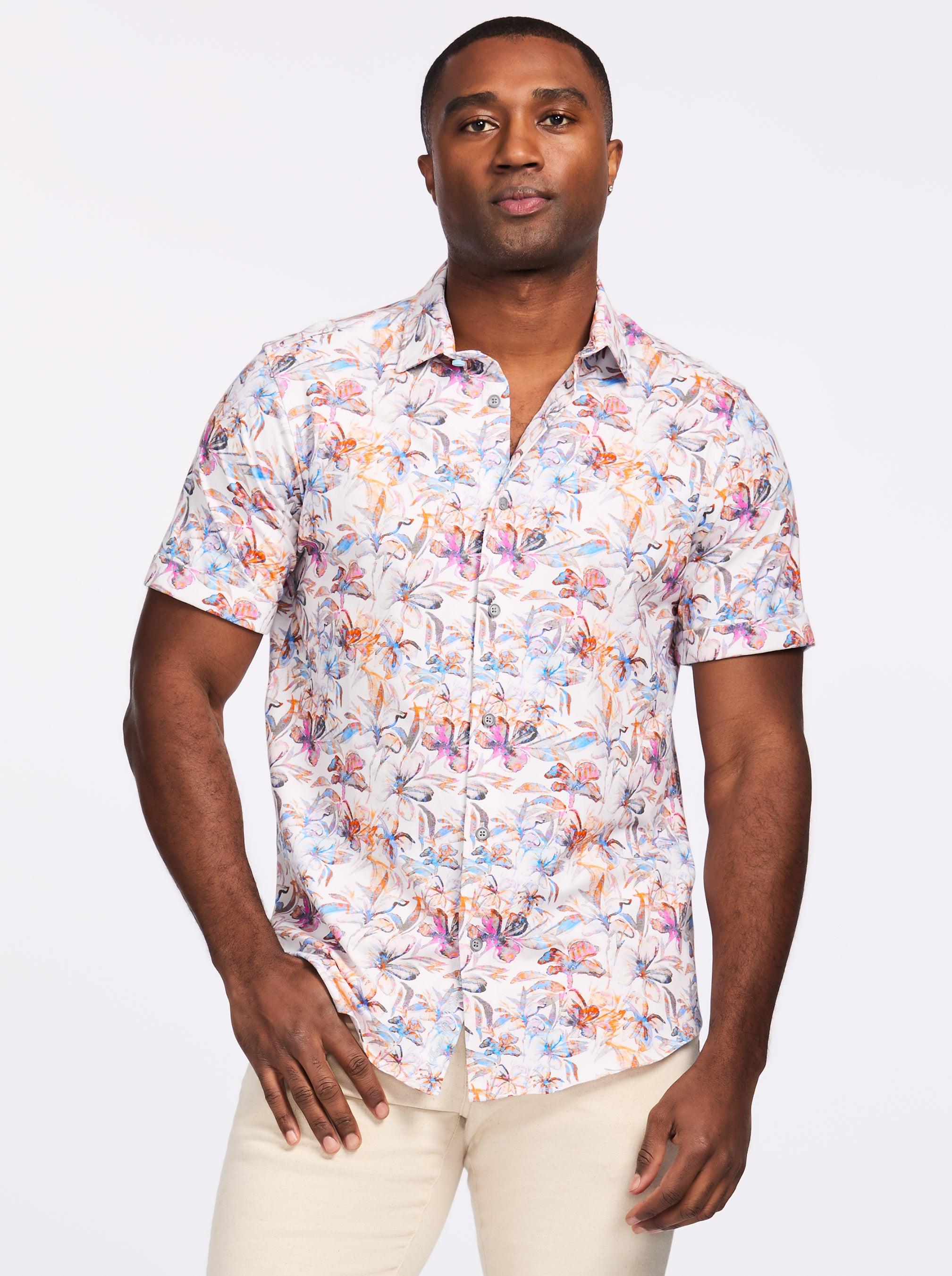 Robert Graham Osric Short Sleeve Button Down Shirt by ROBERT GRAHAM
