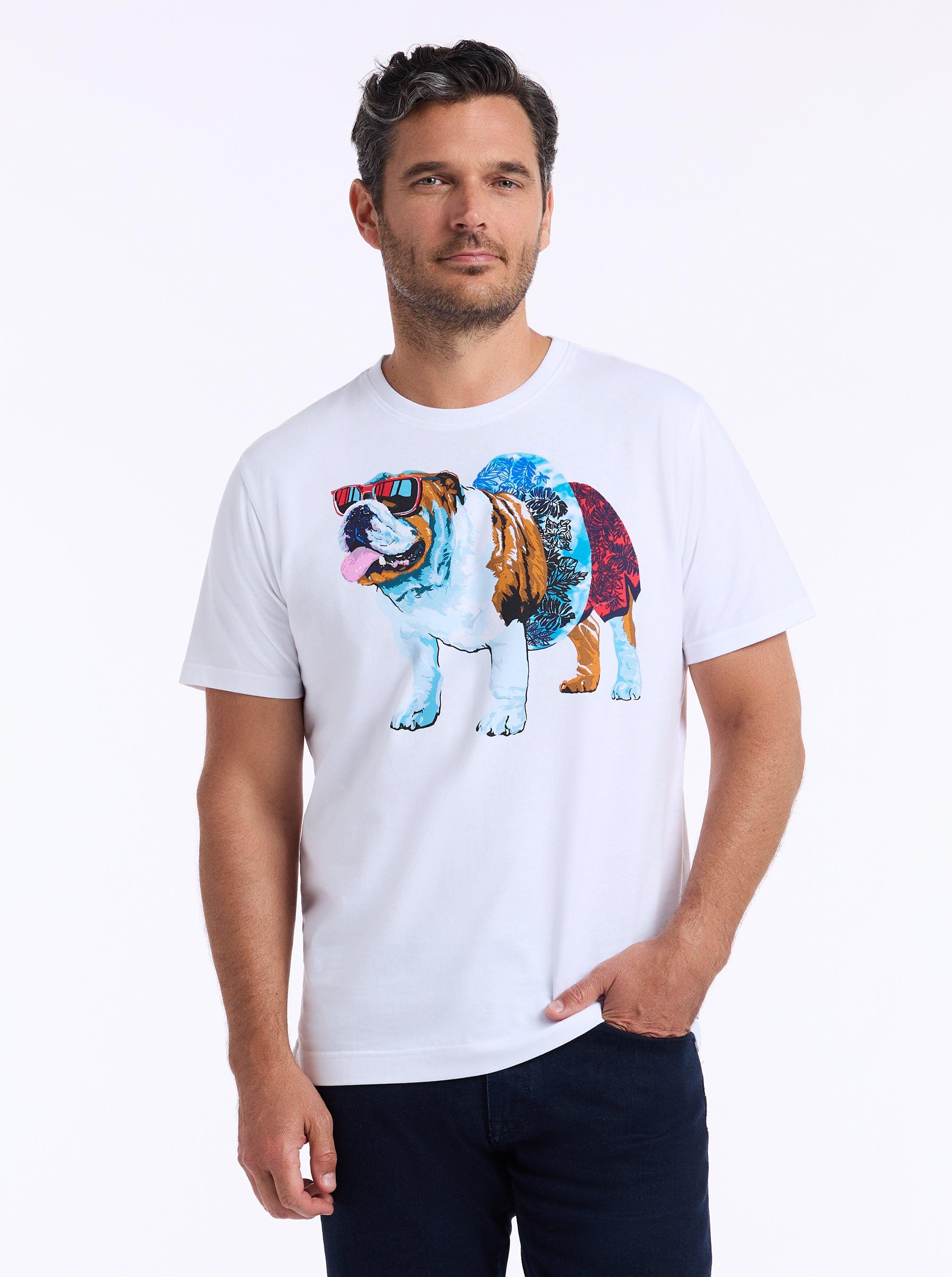 Robert Graham Pool Day Graham Short Sleeve T-shirt by ROBERT GRAHAM