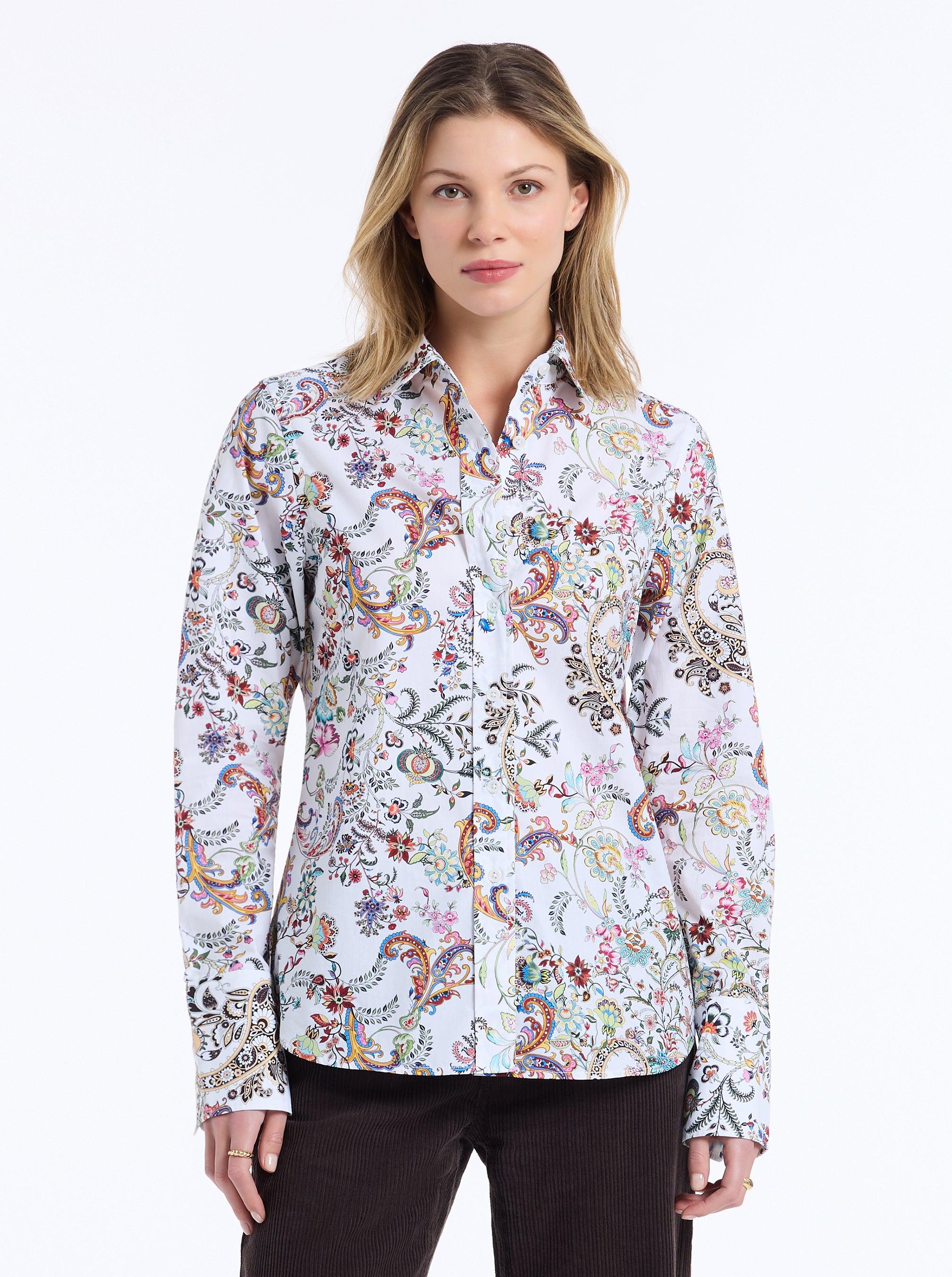 Robert Graham Priscilla Long Sleeve Shirt by ROBERT GRAHAM