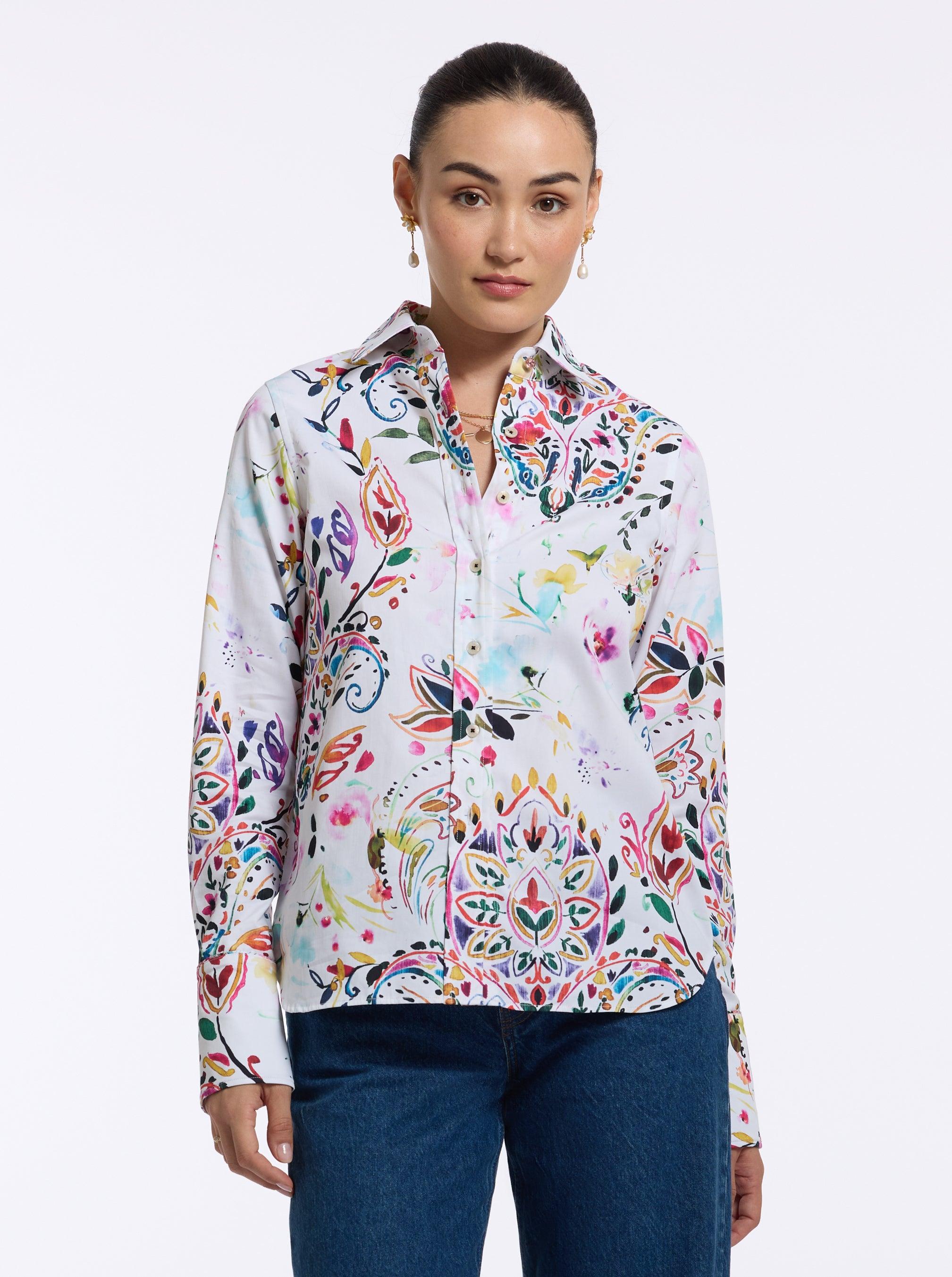 Robert Graham Priscilla Long Sleeve Shirt by ROBERT GRAHAM