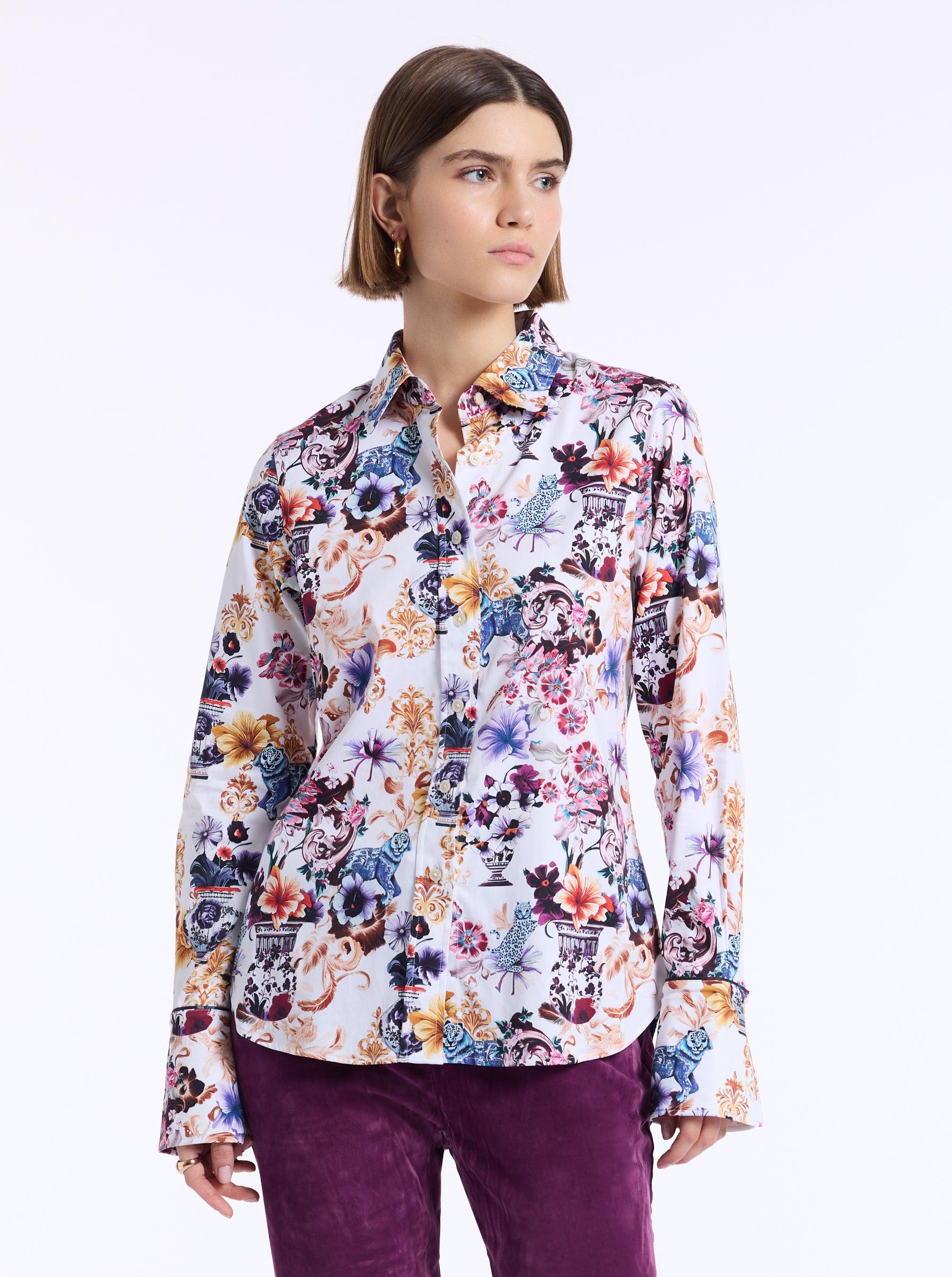 Robert Graham Priscillaong Sleeve Shirt by ROBERT GRAHAM