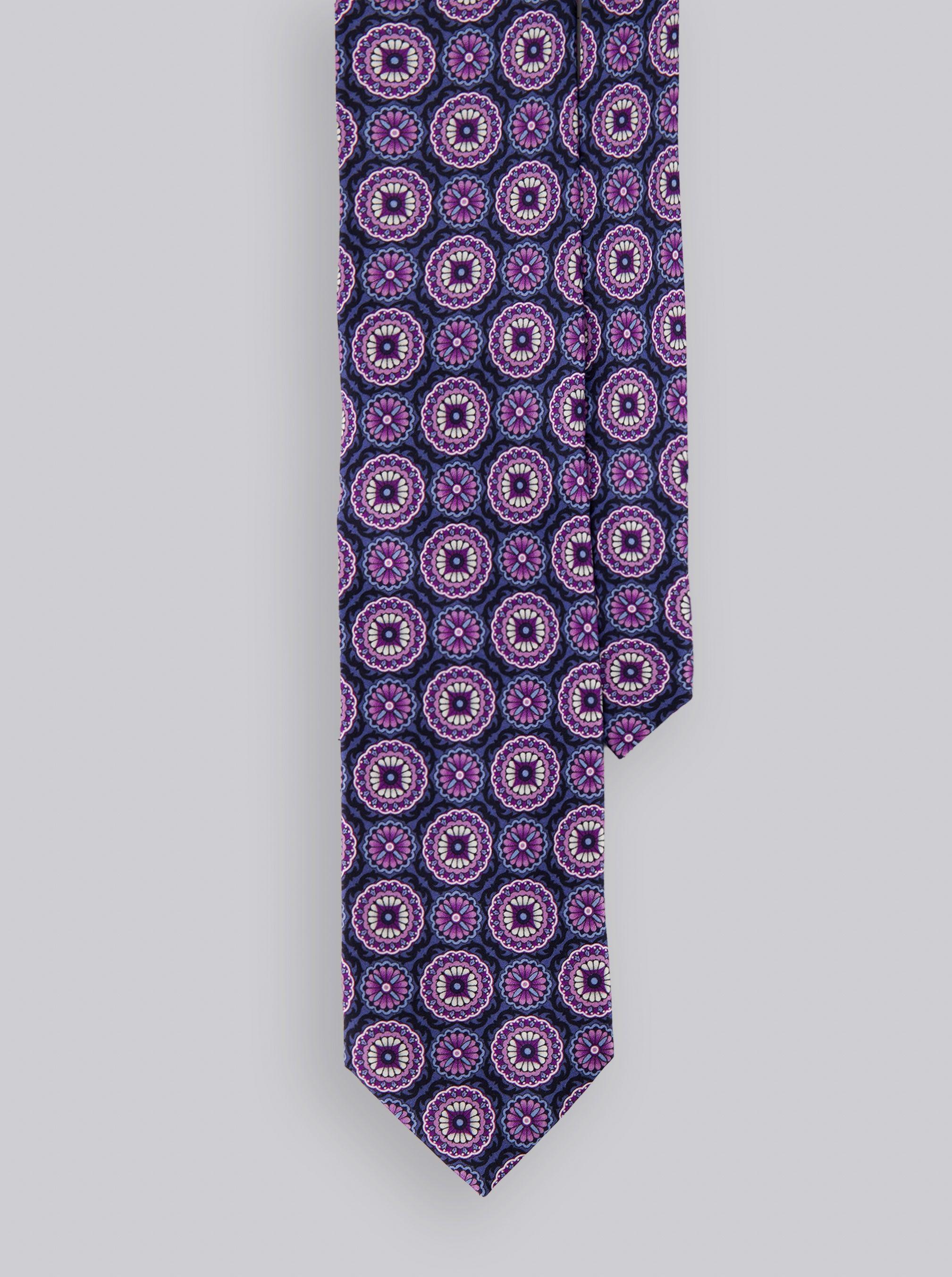 Robert Graham Purple Geo Tie by ROBERT GRAHAM
