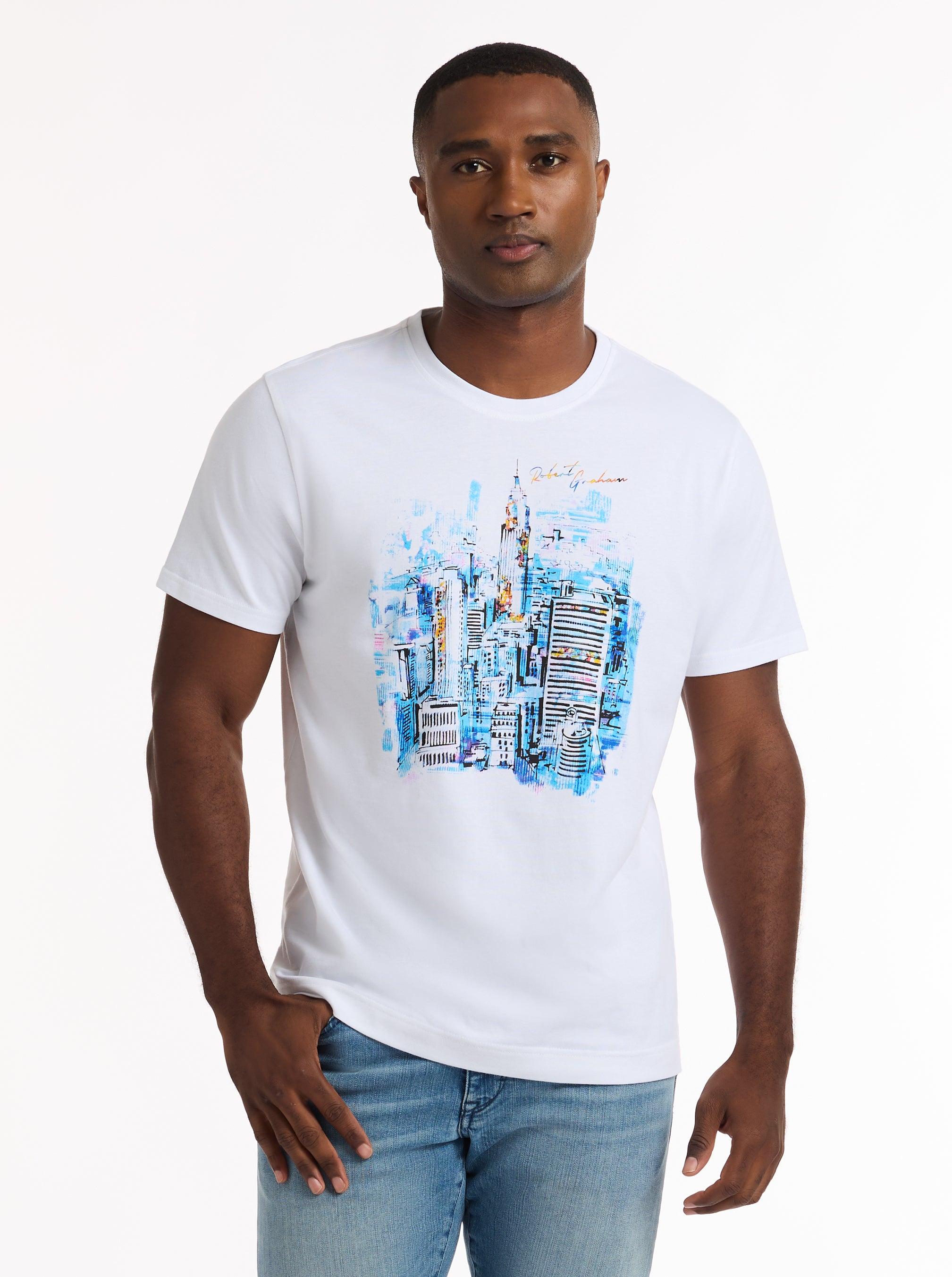 Robert Graham Rg City Short Sleeve T-shirt by ROBERT GRAHAM