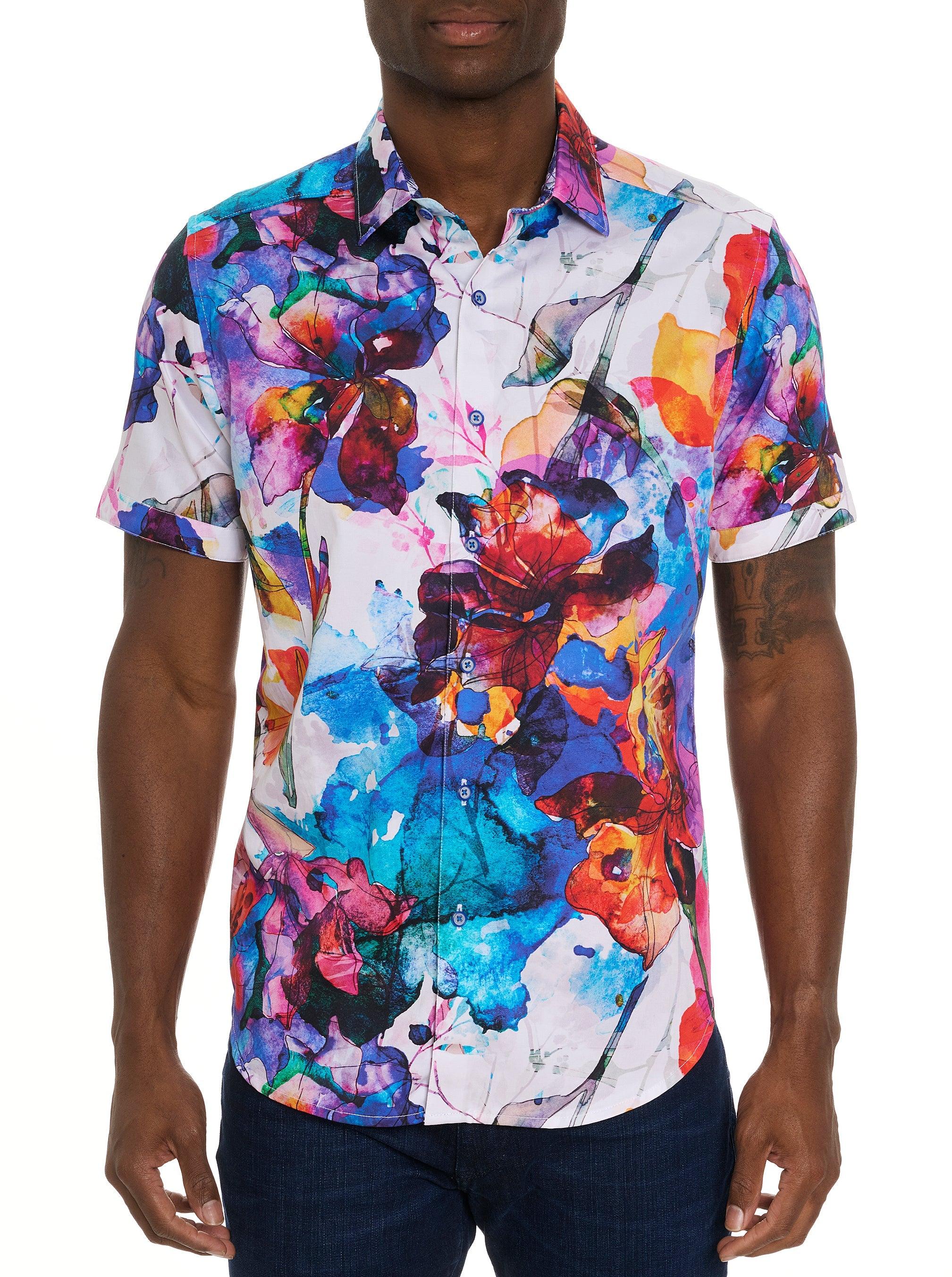 Robert Graham Robert Graham Gelman Short Sleeve Button Down Shirt by ROBERT GRAHAM Robert Graham Robert Graham Gelman Short Sleeve Button Down Shirt by ROBERT GRAHAM