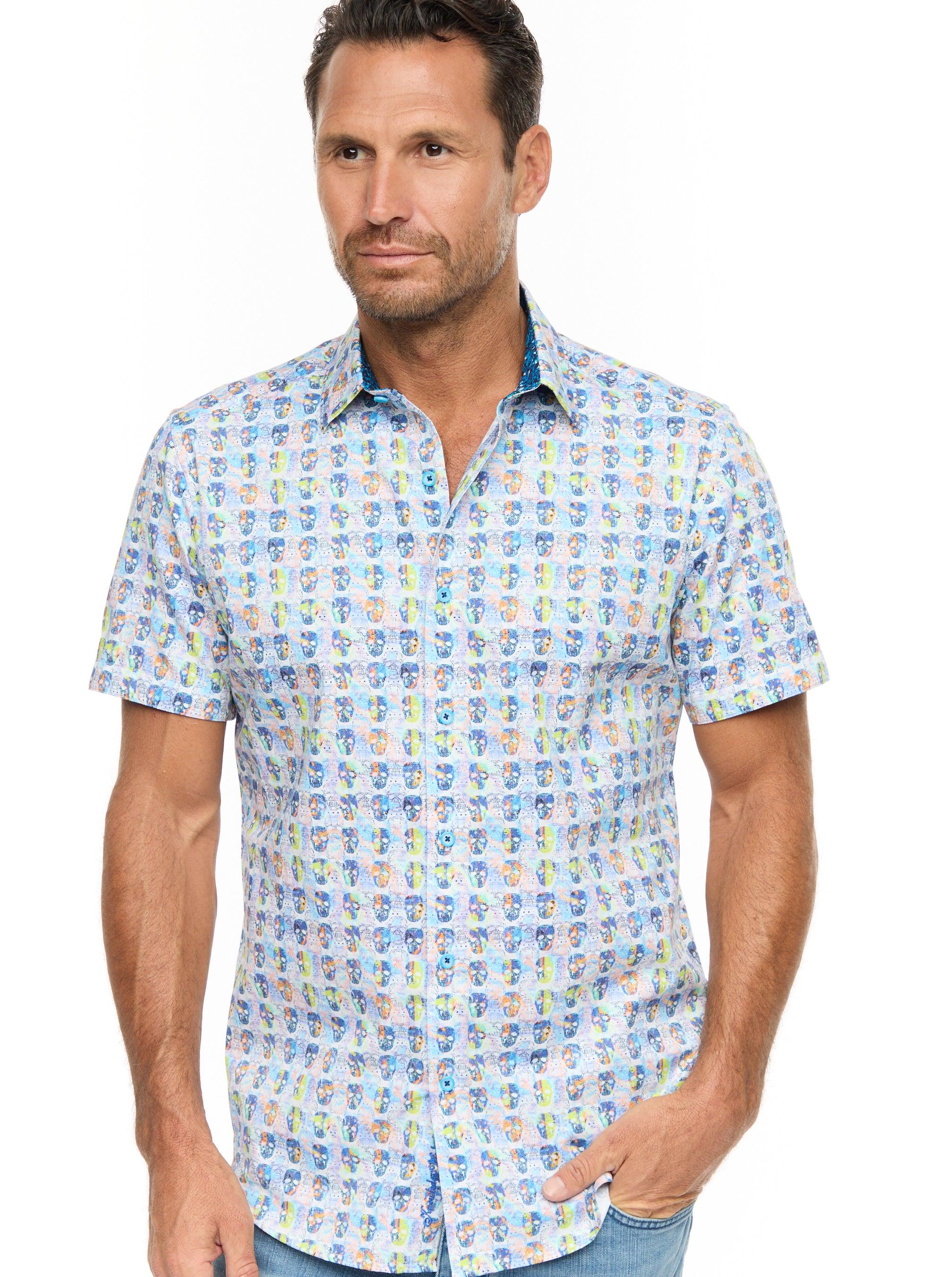 Robert Graham Robert Graham Grier Short Sleeve Button Down Shirt by ROBERT GRAHAM