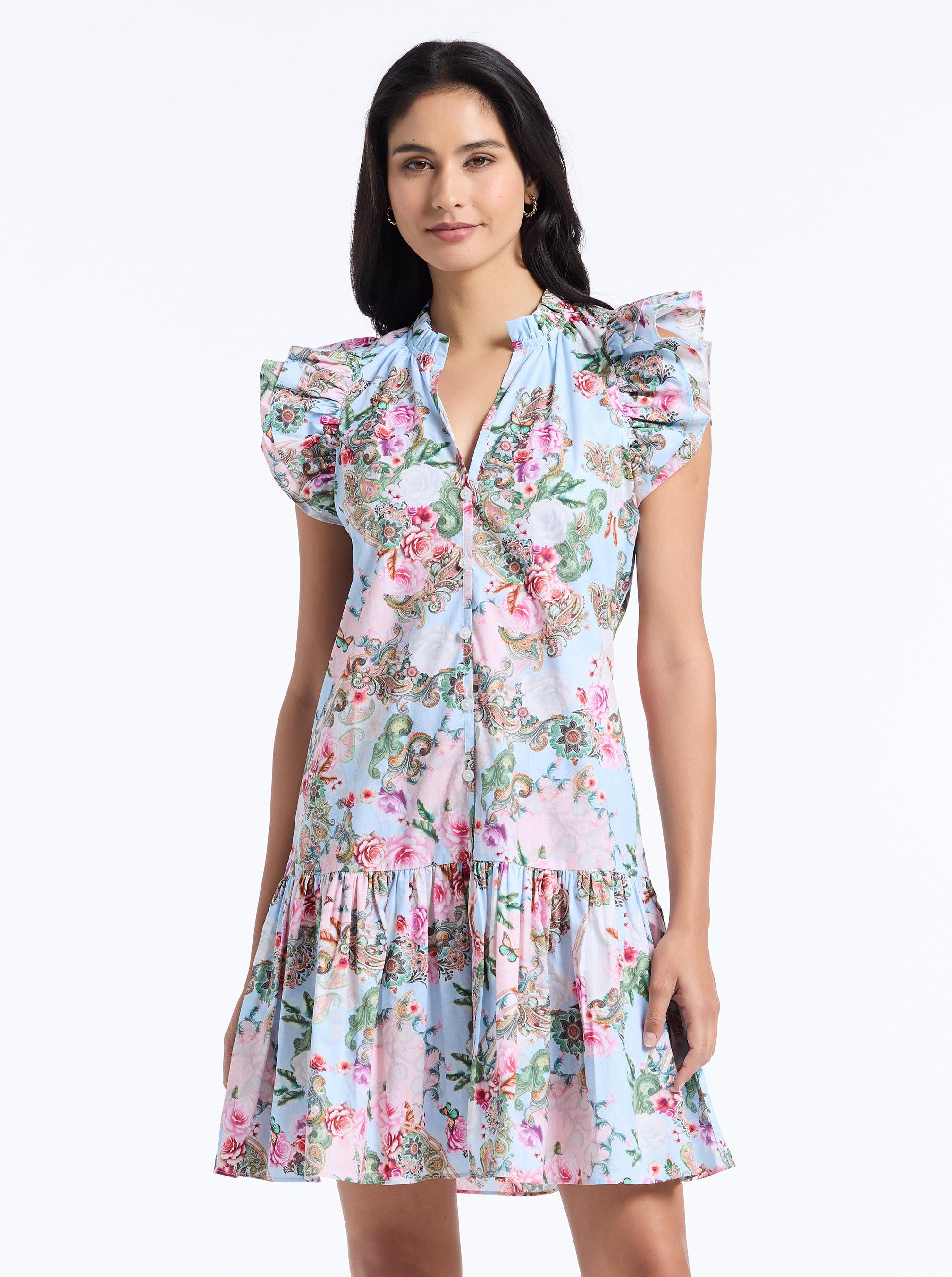 Robert Graham Savannah Short Sleeve Dress by ROBERT GRAHAM