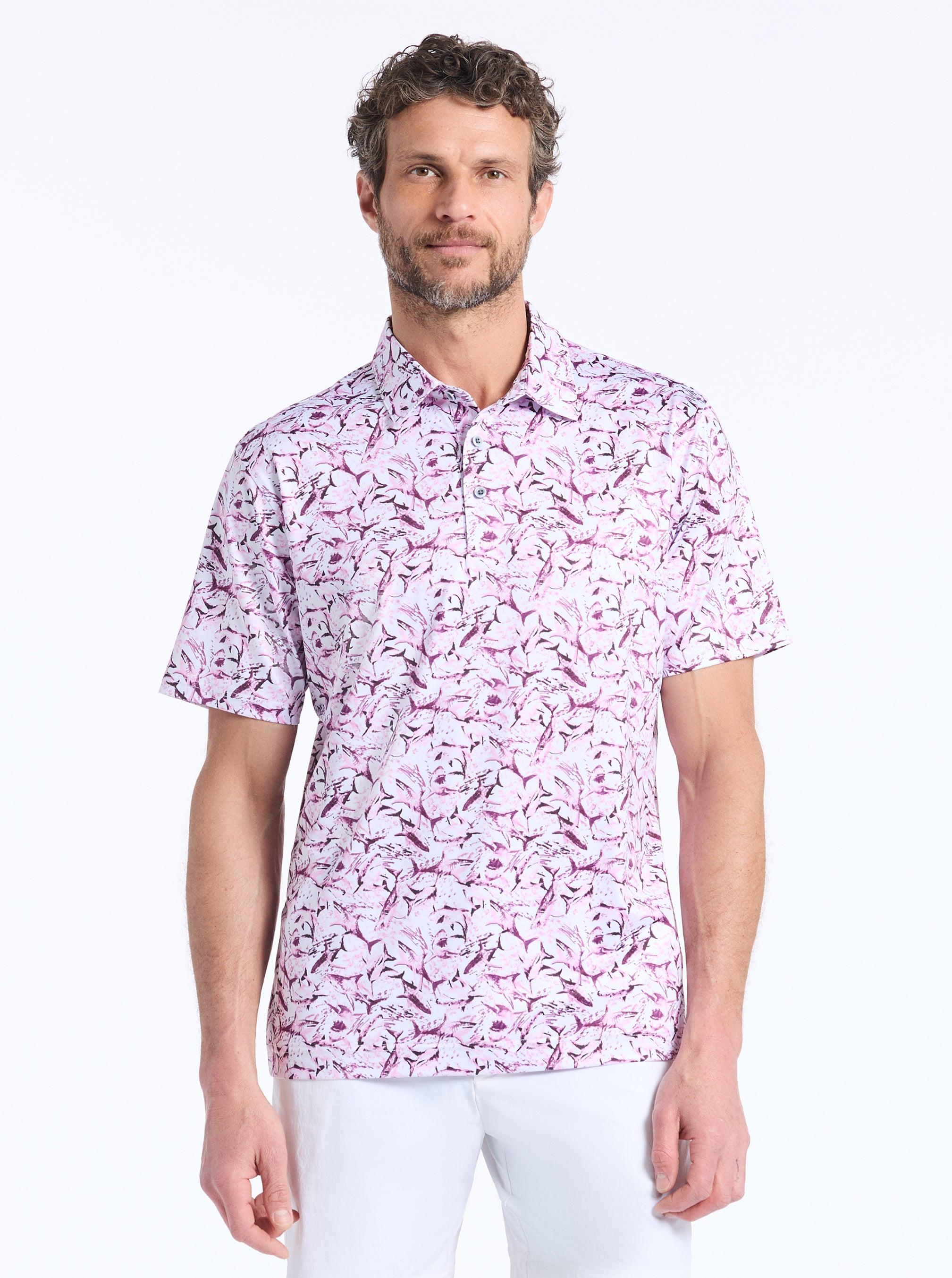 Robert Graham Shark Tank Short Sleeve Polo by ROBERT GRAHAM