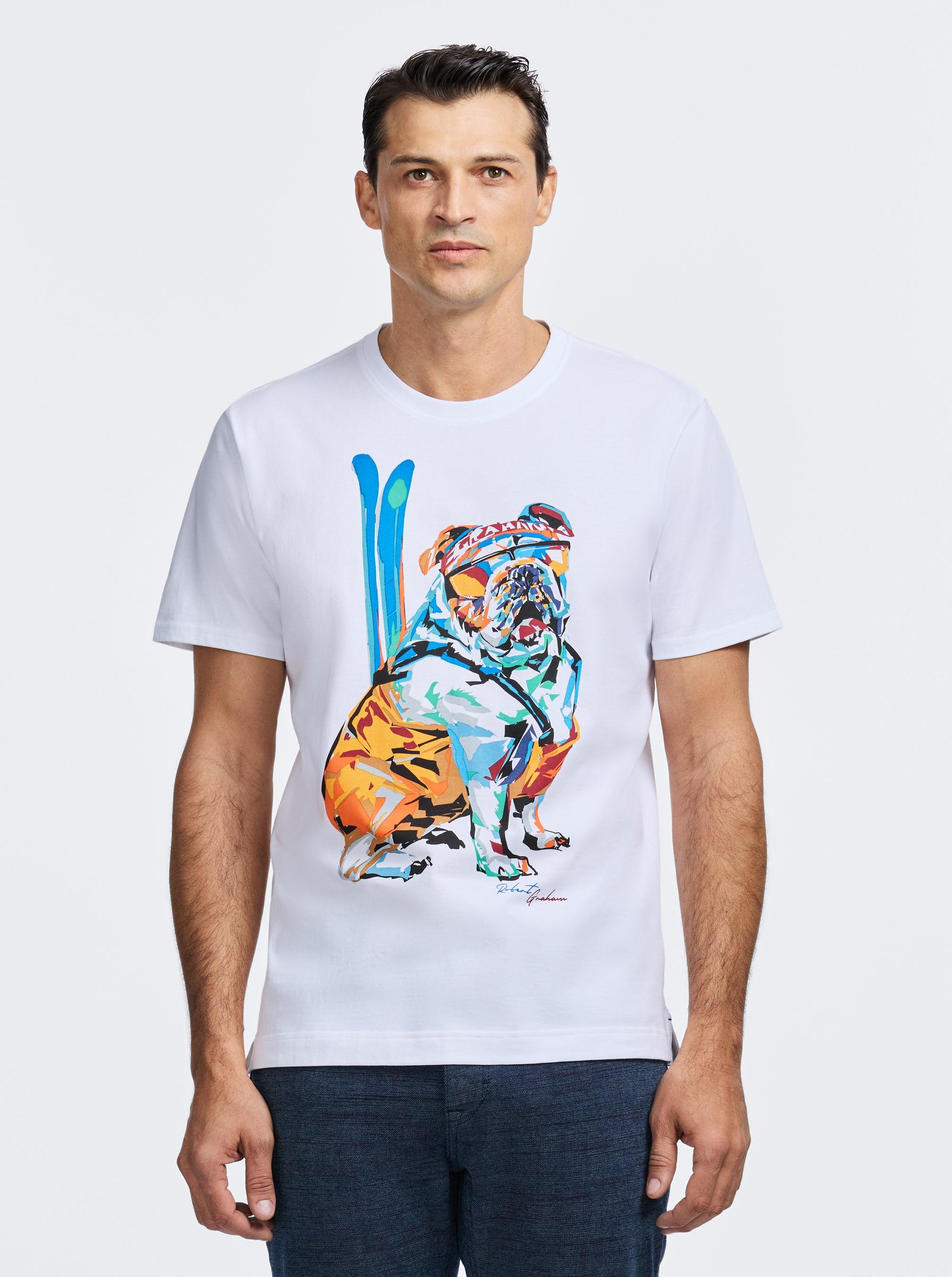 Robert Graham Ski Graham Short Sleeve T-shirt by ROBERT GRAHAM