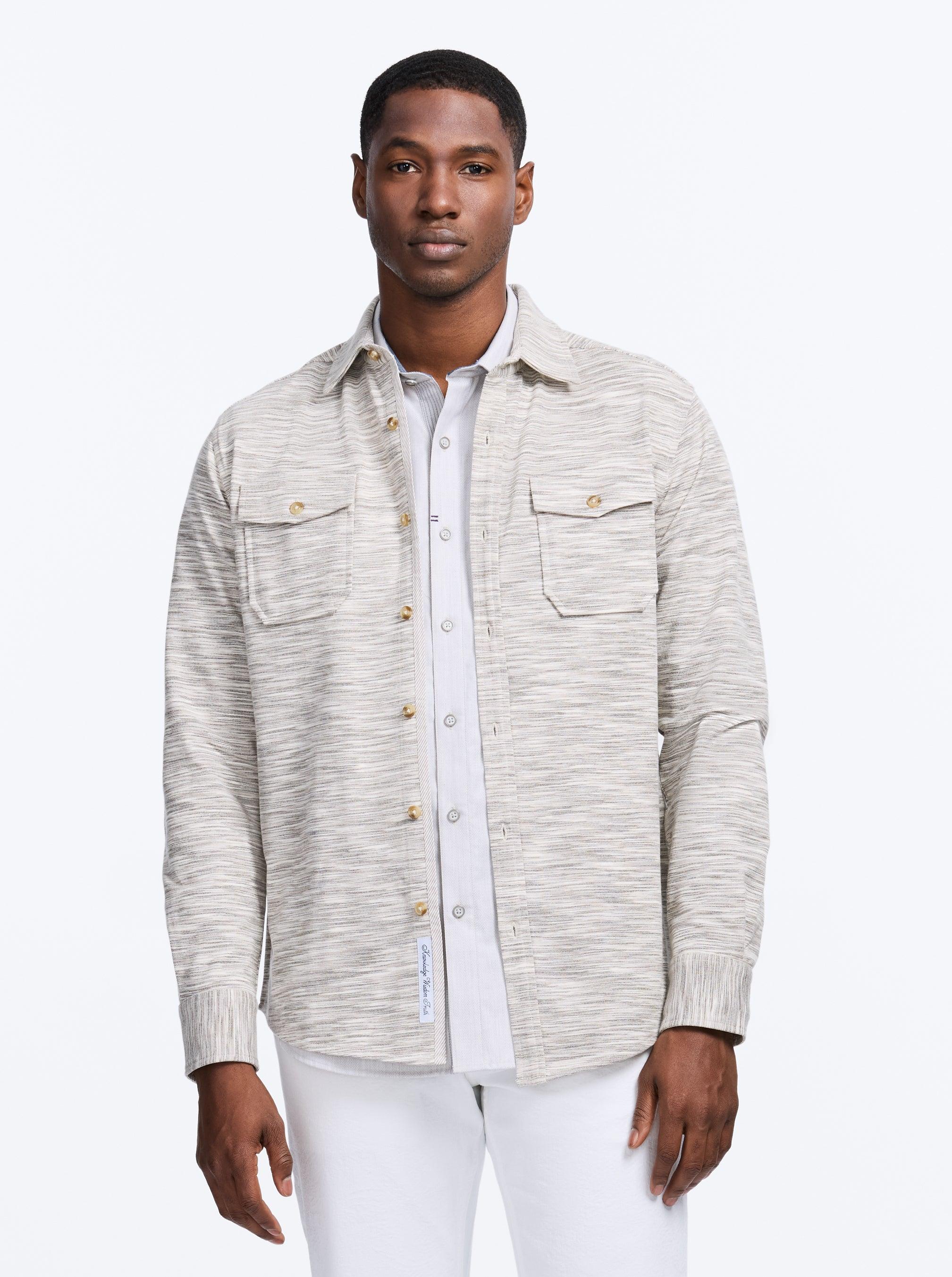 Robert Graham Storrs Long Sleeve Button Down Shirt Jacket by ROBERT GRAHAM