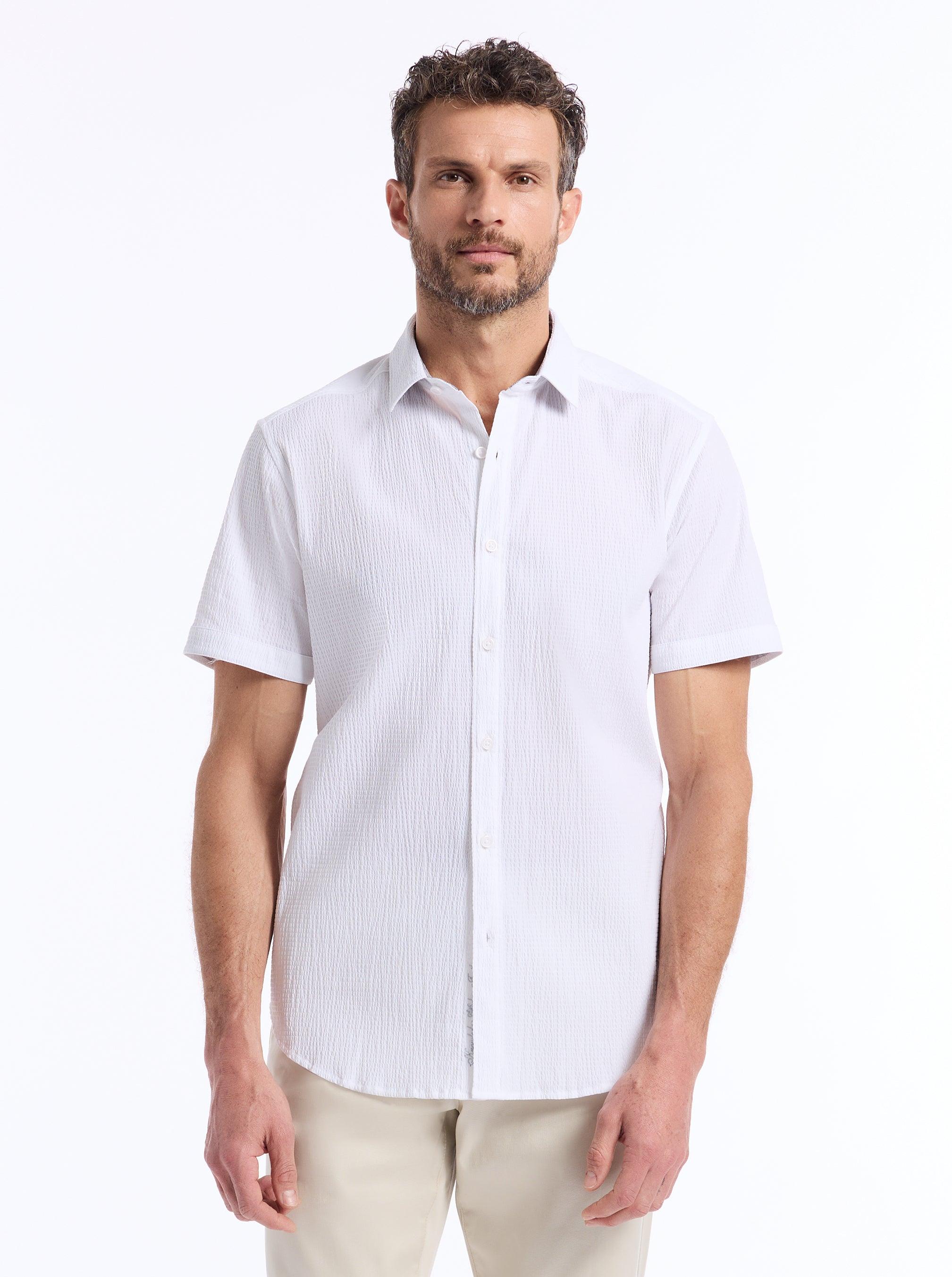 Robert Graham Thresher Short Sleeve Button Down Shirt by ROBERT GRAHAM