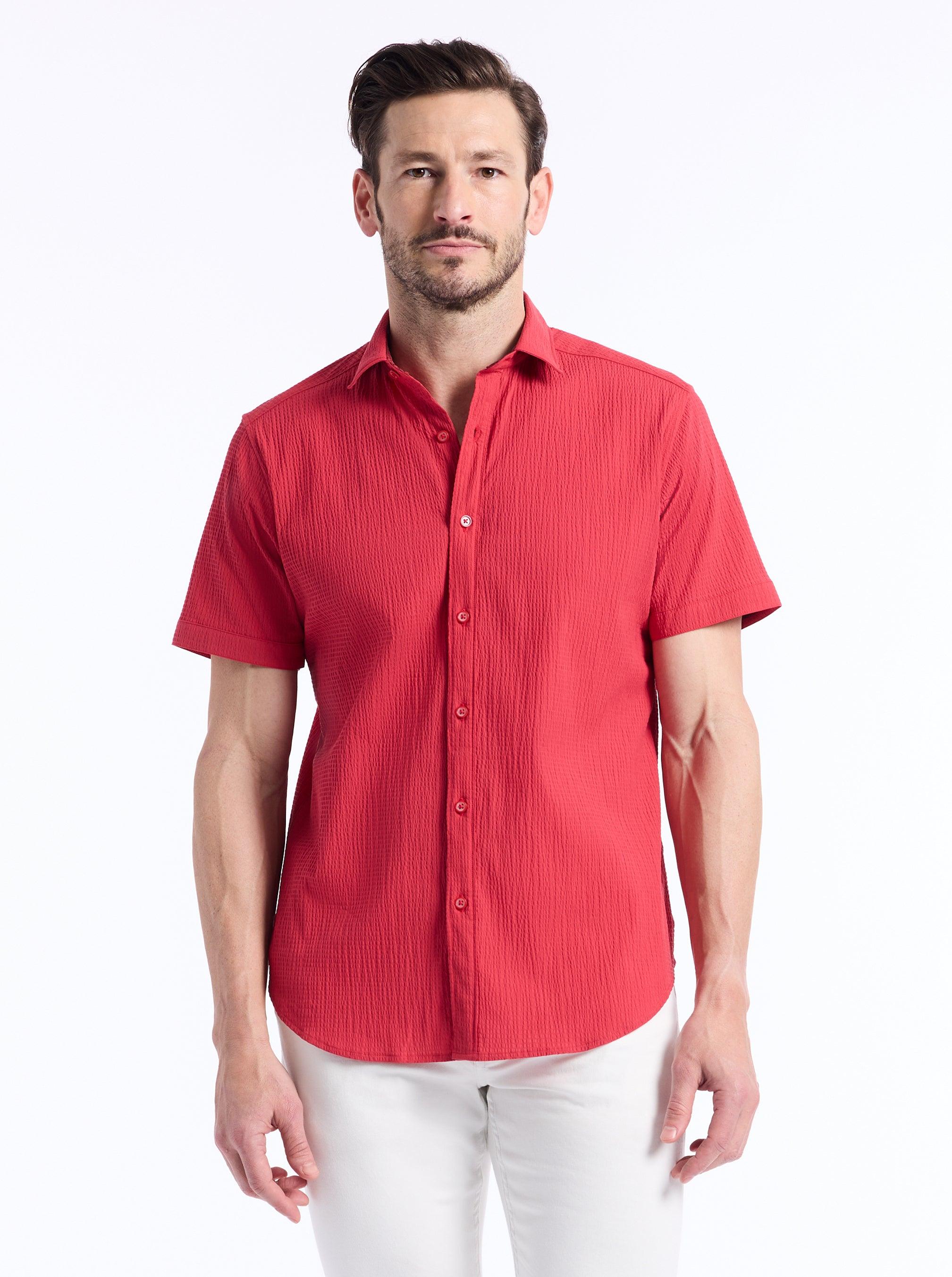 Robert Graham Thresher Short Sleeve Button Down Shirt by ROBERT GRAHAM