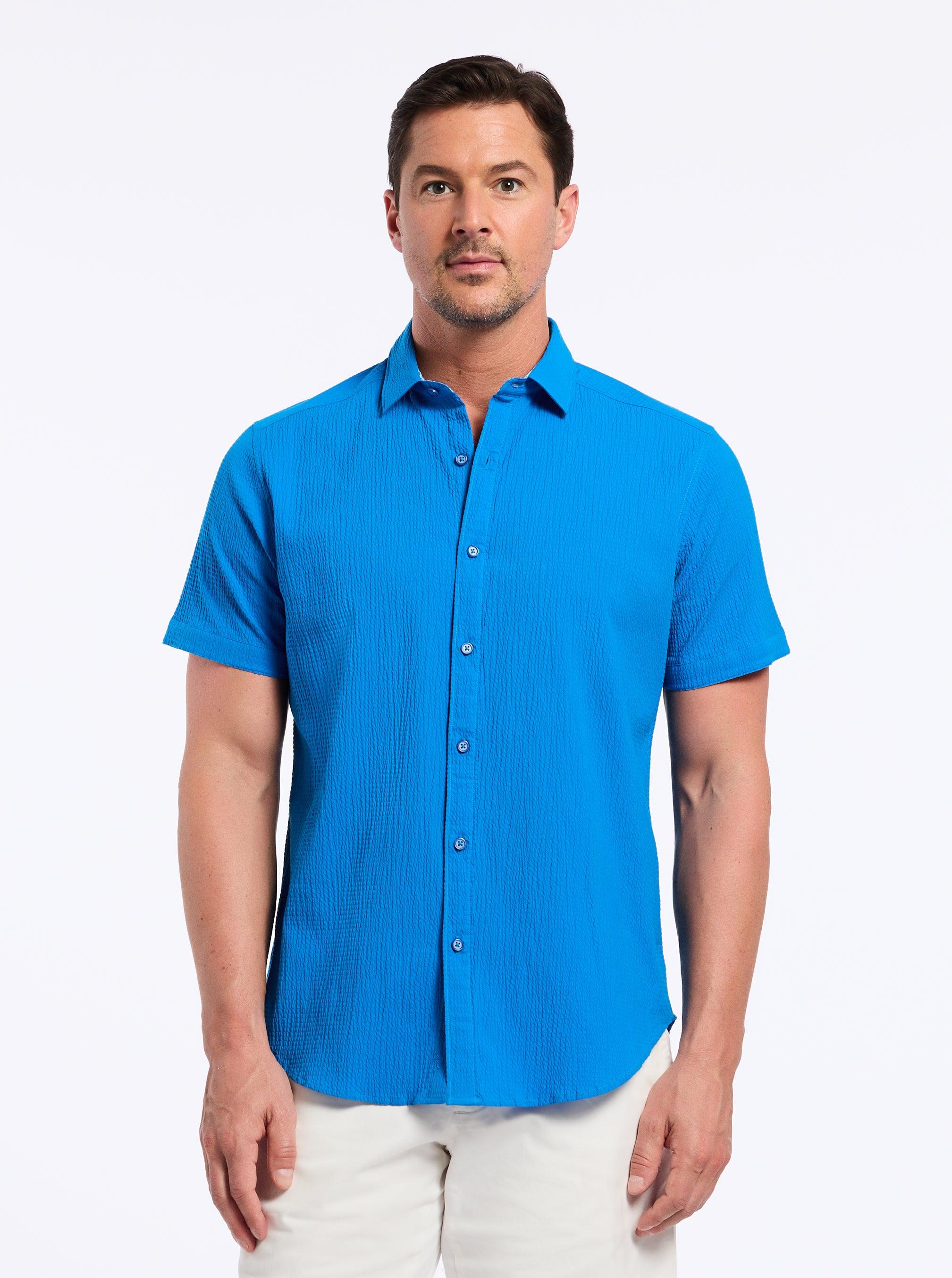 Robert Graham Thresher Short Sleeve Button Down Shirt by ROBERT GRAHAM