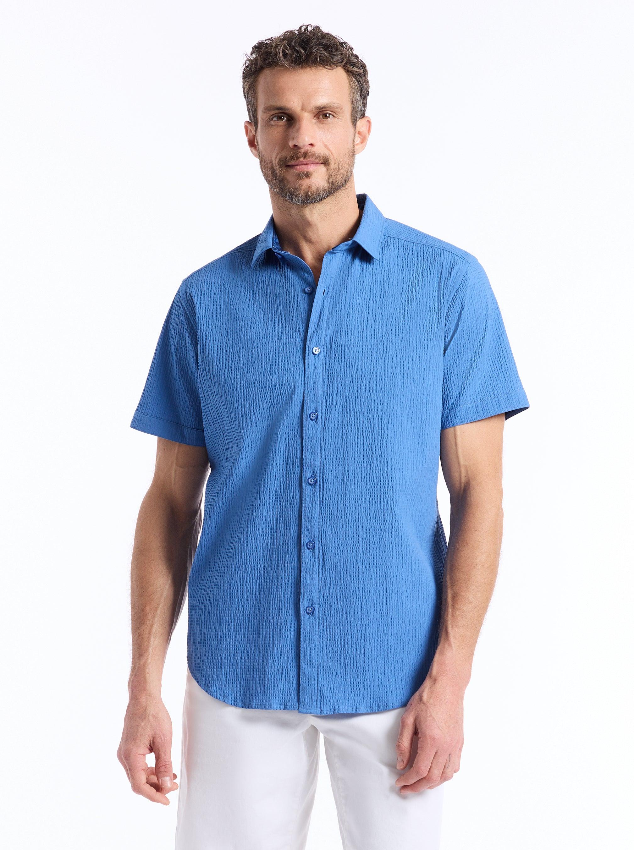 Robert Graham Thresher Short Sleeve Button Down Shirt by ROBERT GRAHAM