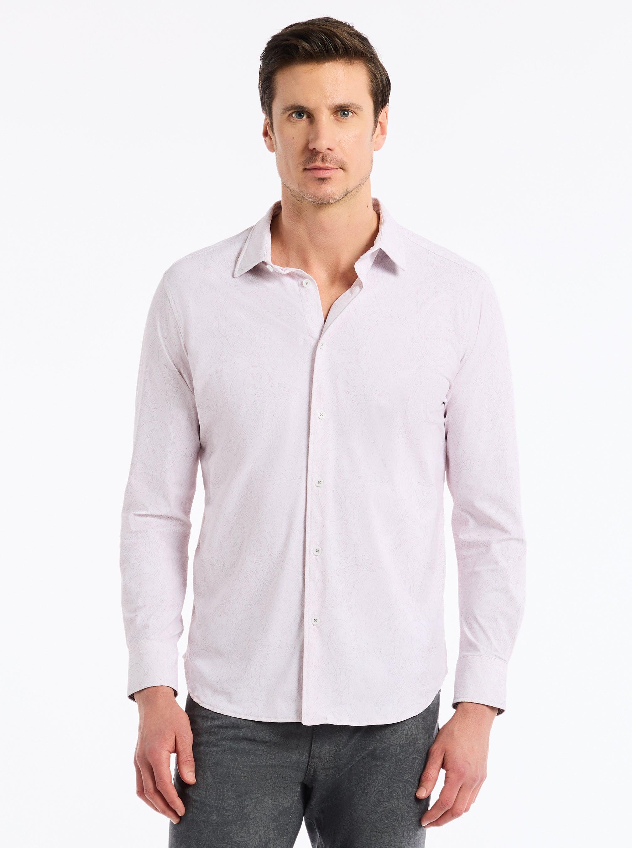 Robert Graham Thurston Long Sleeve Button Down Knit Shirt by ROBERT GRAHAM