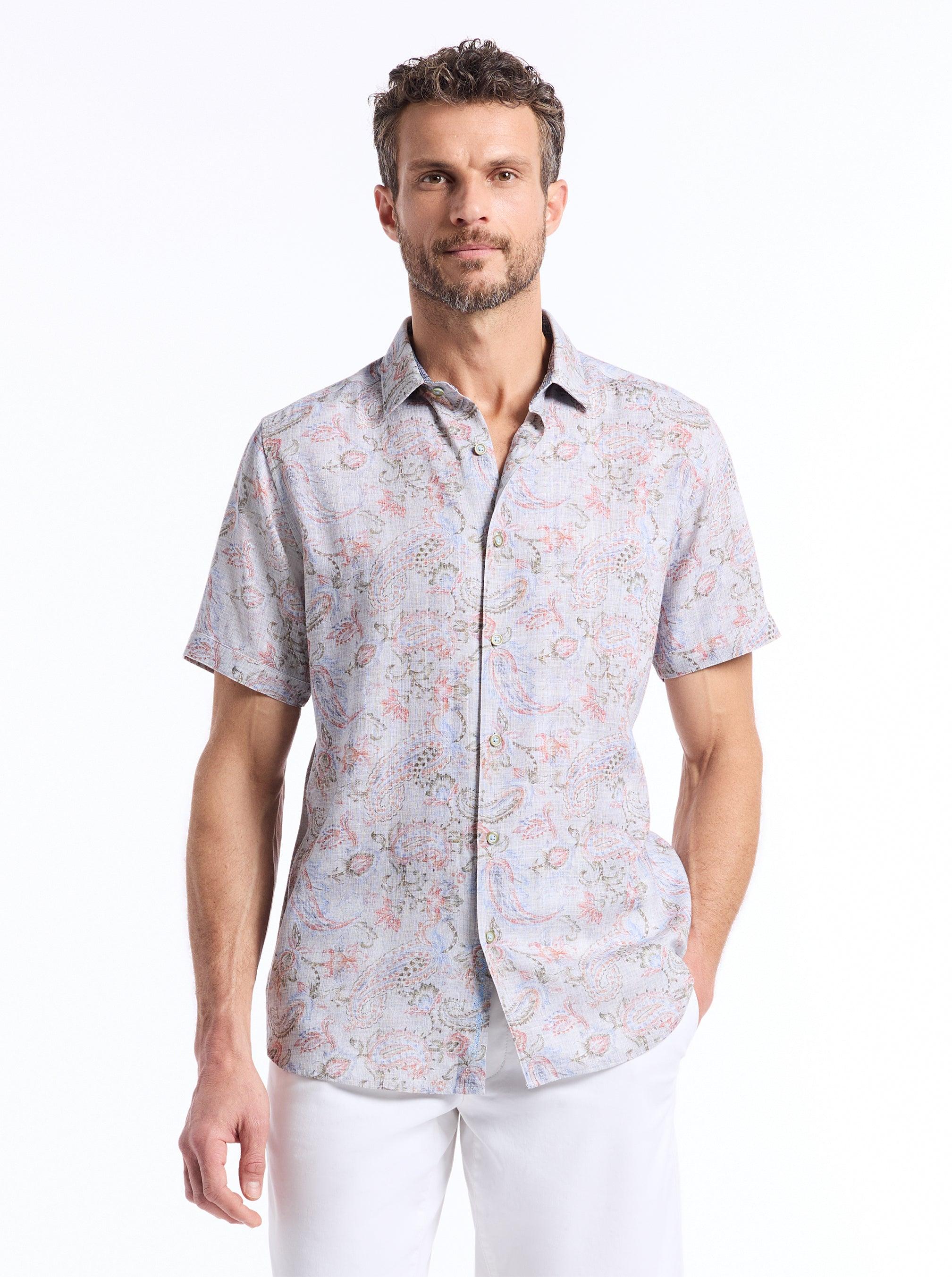 Robert Graham Windsong Short Sleeve Button Down Shirt by ROBERT GRAHAM