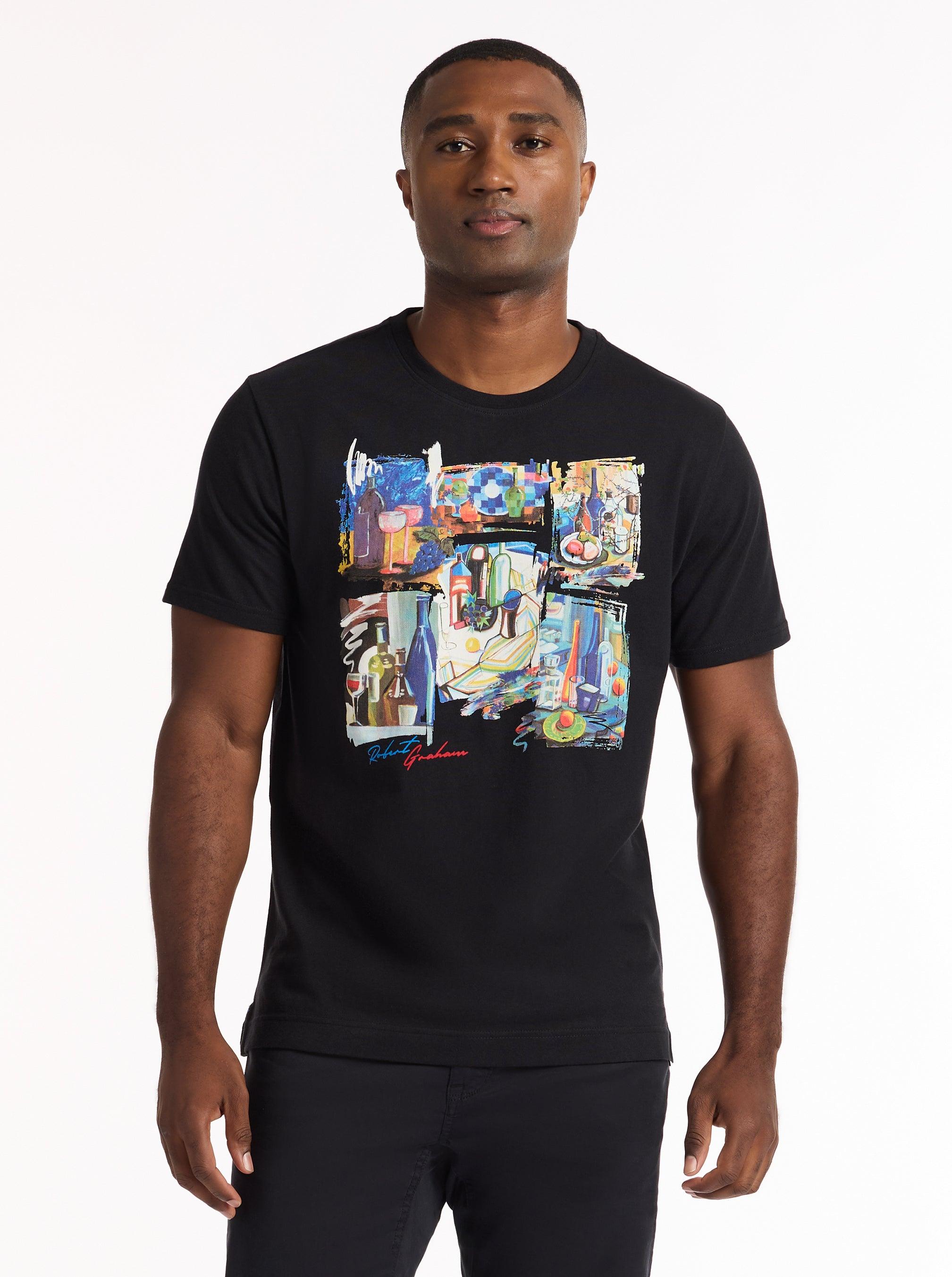 Robert Graham Wine & Dine Short Sleeve T-shirt by ROBERT GRAHAM