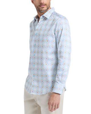 Runnymede Printed Long Sleeve Woven Shirt by ROBERT GRAHAM