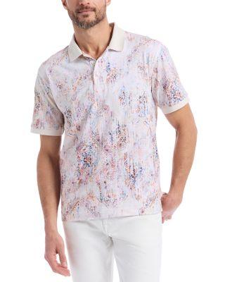 Ryton Patterned Polo Shirt by ROBERT GRAHAM
