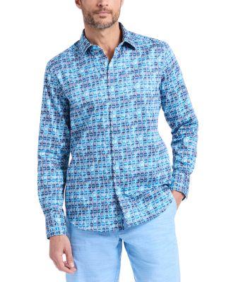 Westmoreland Chainlink Woven Shirt by ROBERT GRAHAM