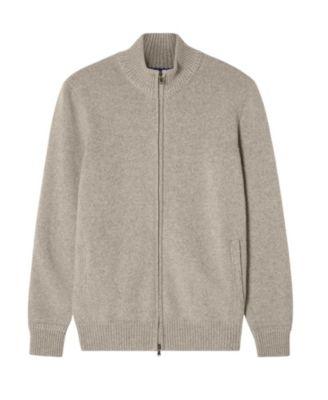 Graham Cashmere Blend Full Zip Sweater by ROBERT TALBOTT