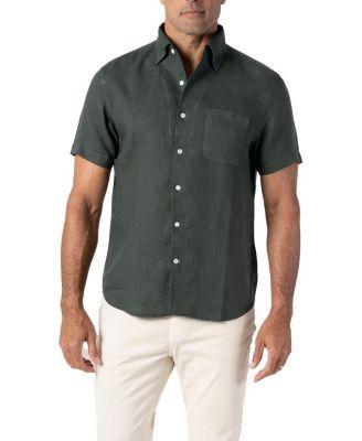Morgan Short Sleeve Linen Shirt by ROBERT TALBOTT