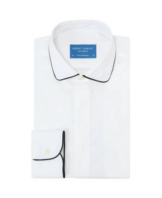 Reeves Piped Formal Contemporary Fit Shirt by ROBERT TALBOTT