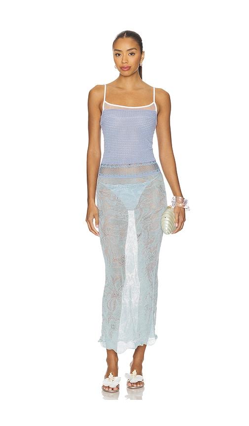 Roberta Einer Delicate Maxi Dress in Blue by ROBERTA EINER