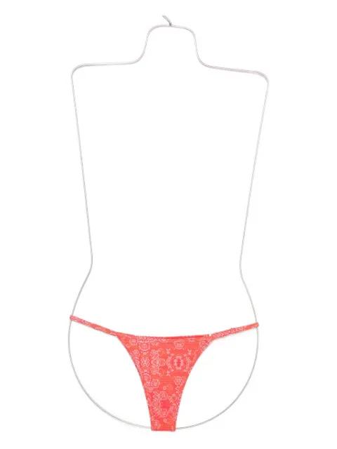x Kiss ‘n Thrill Frida floral-print bikini bottoms by ROBERTA EINER