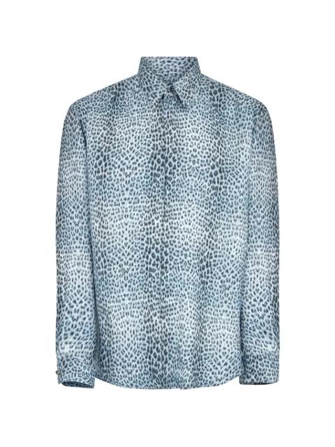Baby Jaguar silk shirt by ROBERTO CAVALLI