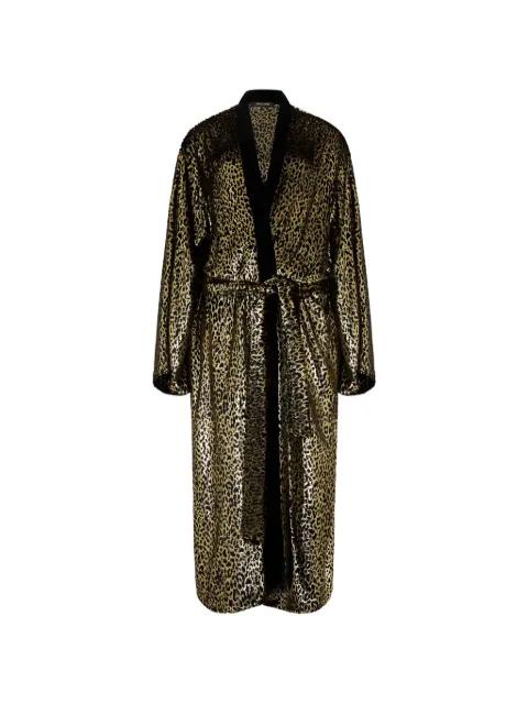 Fil Coupé leopard-print coat by ROBERTO CAVALLI