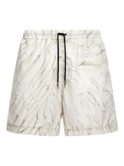 Ice Feathers print swim trunks by ROBERTO CAVALLI