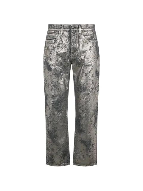 Monogram-print trousers by ROBERTO CAVALLI