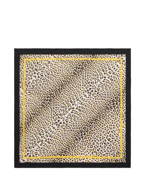 Pop Jaguar silk scarf by ROBERTO CAVALLI