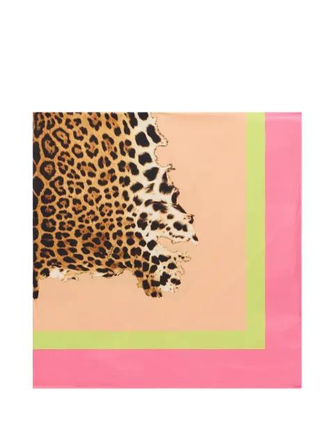 Pop Print silk scarf by ROBERTO CAVALLI