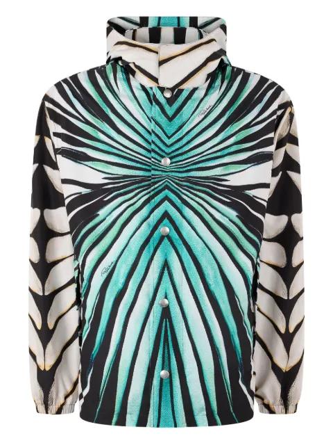 Ray Of Sea-print jacket by ROBERTO CAVALLI