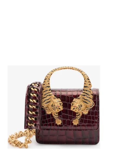 Roar Crocodile-print mini bag by ROBERTO CAVALLI