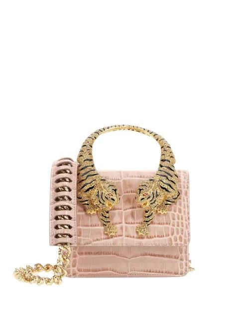 Roar tiger-detail mini bag by ROBERTO CAVALLI