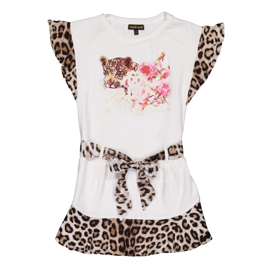 Roberto Cavalli Girls' Jaguar Print Dress by ROBERTO CAVALLI