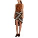 Roberto Cavalli Zebra Effect Wrap Dress by ROBERTO CAVALLI