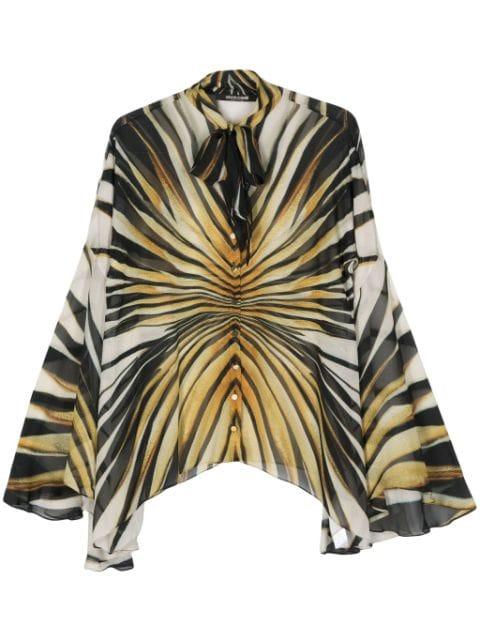 abstract-print shirt by ROBERTO CAVALLI