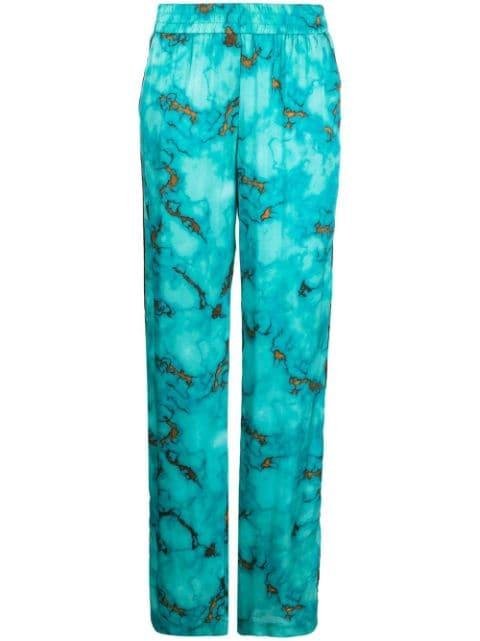 abstract-print trousers by ROBERTO CAVALLI