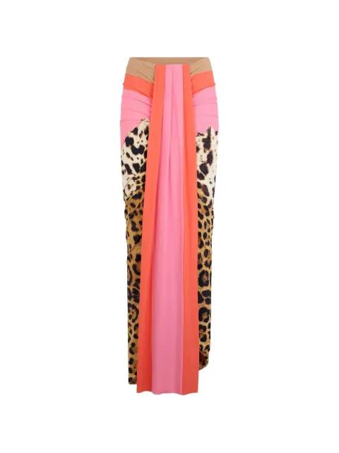animal-print midi skirt by ROBERTO CAVALLI