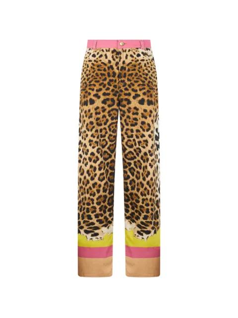animal-print trousers by ROBERTO CAVALLI