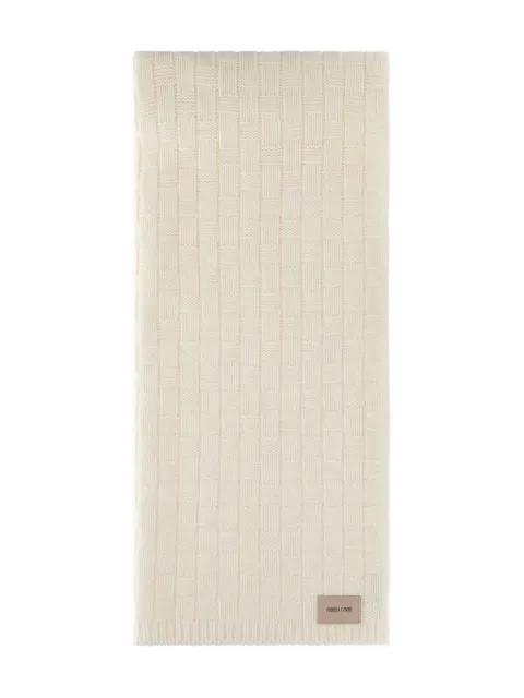 branded-tag scarf by ROBERTO CAVALLI