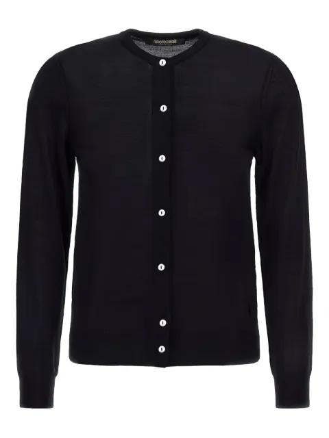 button-front wool cardigan by ROBERTO CAVALLI