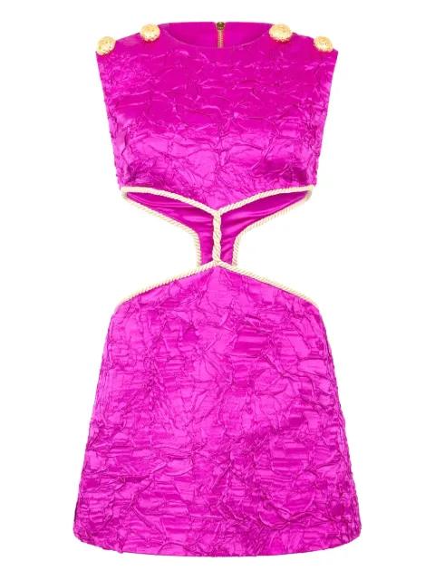 crinkled mini dress by ROBERTO CAVALLI