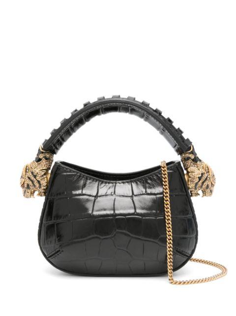 croc-embossed mini bag by ROBERTO CAVALLI