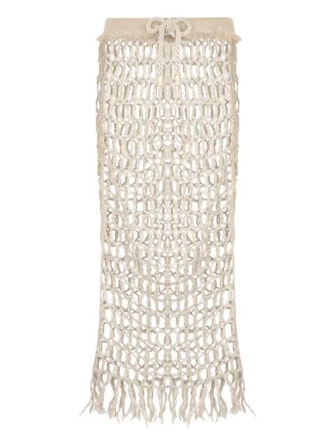 crochet-knit skirt by ROBERTO CAVALLI
