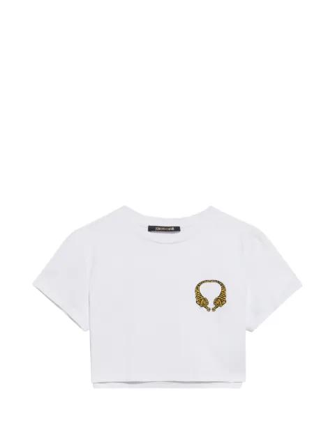 cropped T-shirt by ROBERTO CAVALLI