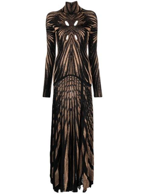 cut-out detail maxi dress by ROBERTO CAVALLI